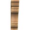 Ekena Millwork Merced Traditional Rough Sawn Bracket, Western Red Cedar, 4"W x 16"D x 16"H BKT04X16X16MRC01RWR - alternate 4